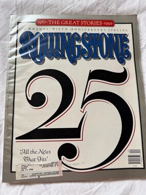 Rolling Stone 25th Anniversary Special 1967-1992 GREAT ARTICLES from the past